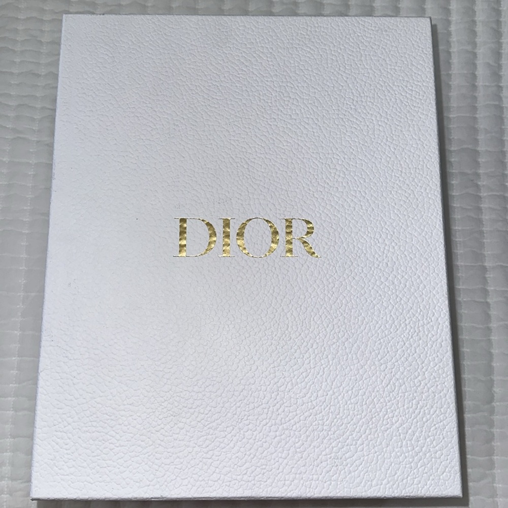 Dior shoe box.